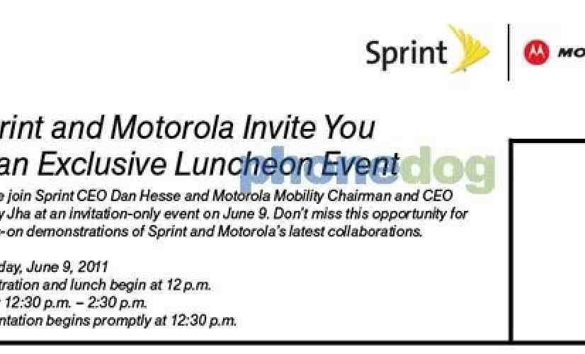 Sprint and Motorola teaming up for an event on June 9th