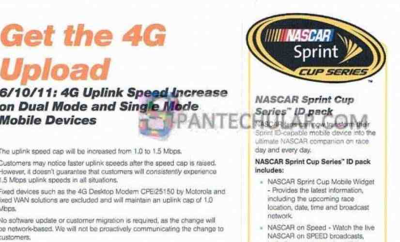 Sprint reportedly increasing 4G upload speed cap to 1.5Mbps on June 10th [UPDATED]
