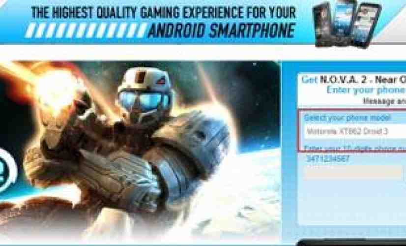 Motorola DROID 3 appears on Gameloft's website, July 7th tipped as possible launch date