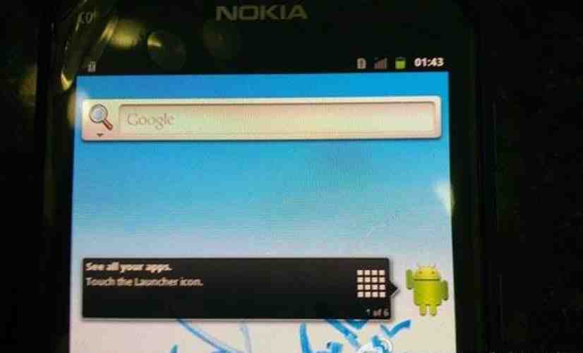 Nokia device running Android spotted, shows us just what might have been
