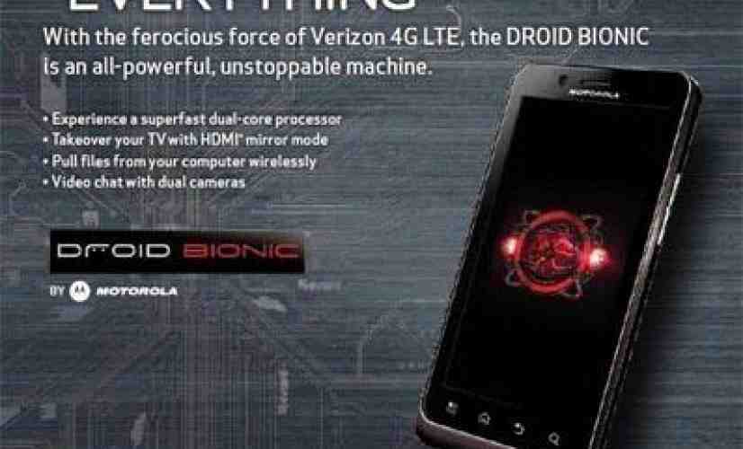 Revised Motorola DROID Bionic teased by leaked Best Buy Mobile flyer