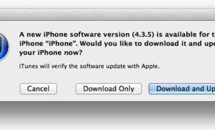 Apple releases iOS 4.3.5, 4.2.10 to address security issue