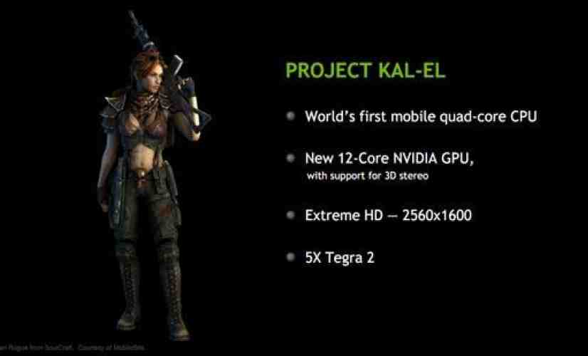 NVIDIA Kal-El quad-core processors to begin powering tablets this fall, phones early next year