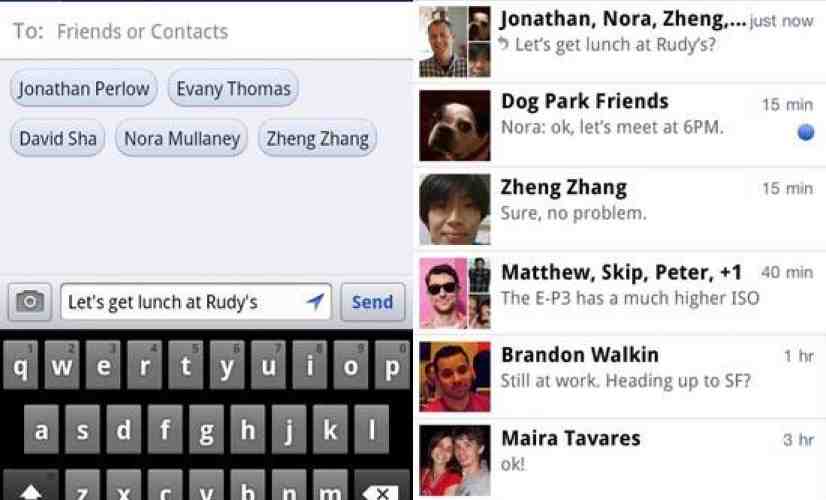 Facebook's dedicated Messenger app lands for both Android and iOS