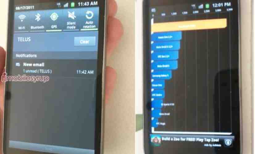 Samsung Hercules spotted again, given the Quadrant benchmarking treatment