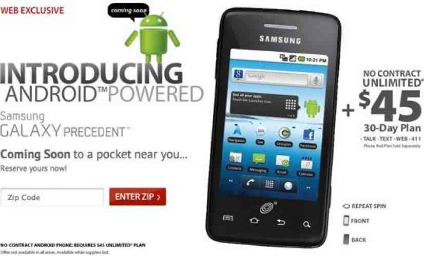 Samsung Galaxy Precedent making its way to Straight Talk for $149.88 [UPDATED]