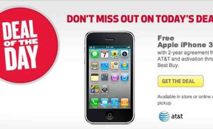 Apple iPhone 3GS available for free from Best Buy today only