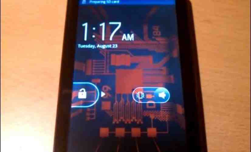 Motorola DROID Bionic boot sequence and speed test caught on video