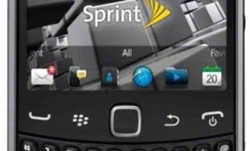 Sprint BlackBerry Curve 9350 launch pushed back to October
