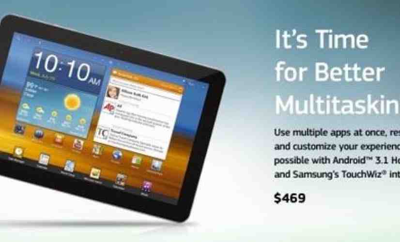 Samsung Galaxy Tab 8.9 pricing confirmed, still listed as 