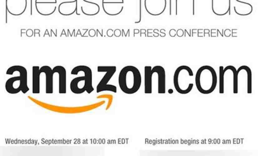 Amazon sends out invites for September 28th event, Android tablet may be guest of honor