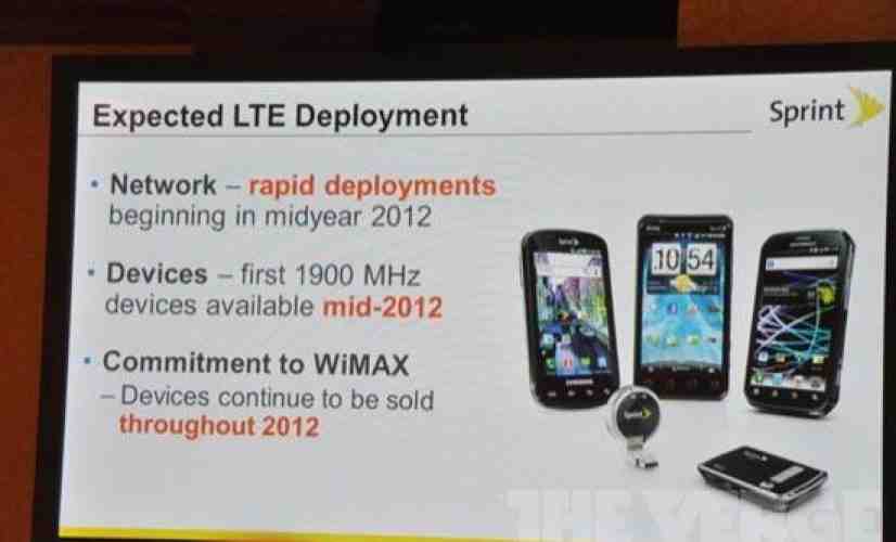 Sprint announces plans to launch LTE network [UPDATED]