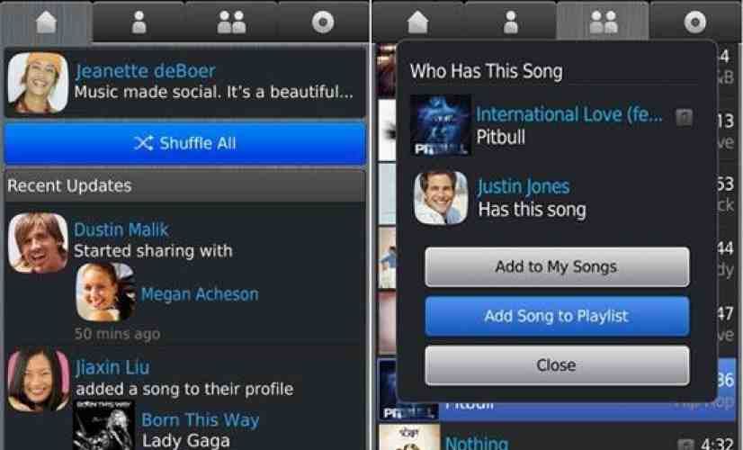 BBM Music sheds its beta tag, now available in BlackBerry App World