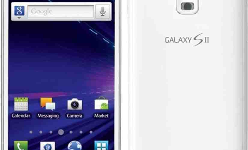 Samsung Galaxy S II Skyrocket spied with a snowy white body