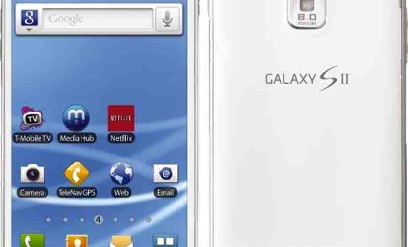 T-Mobile to offer white Samsung Galaxy S II in time for the holidays