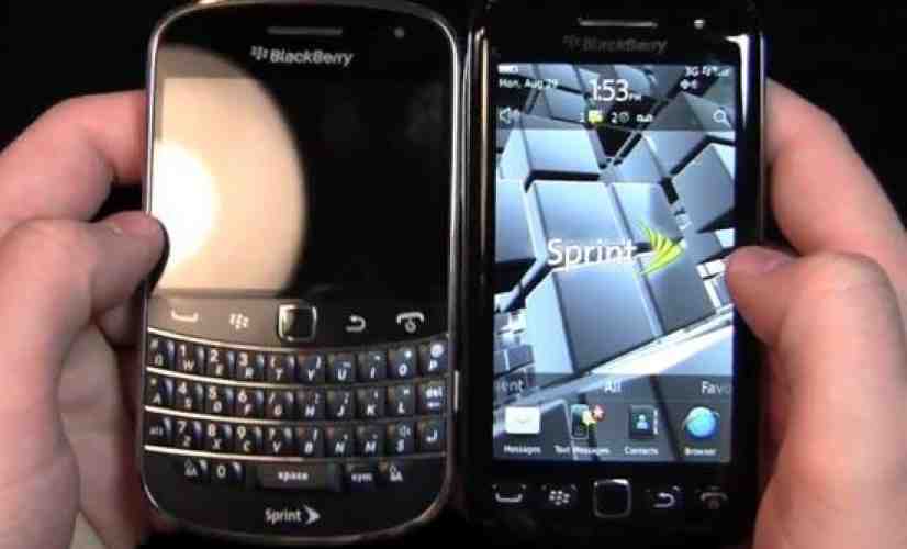 BlackBerry 7.1 update for Sprint Bold 9930, Torch 9850 now available