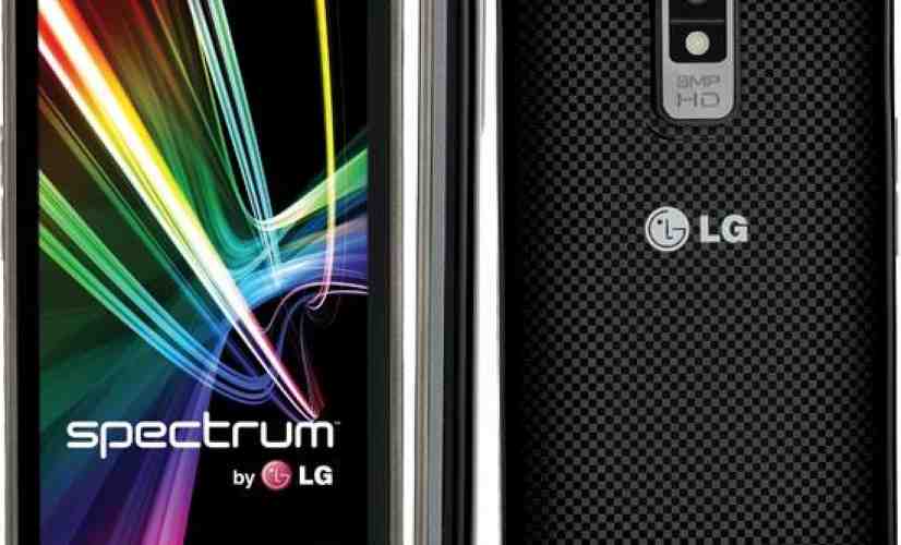 LG Spectrum for Verizon officially official, landing January 19th for $199.99