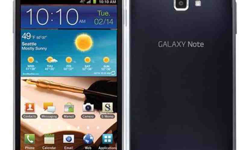 AT&T Samsung Galaxy Note landing February 19th for $299.99