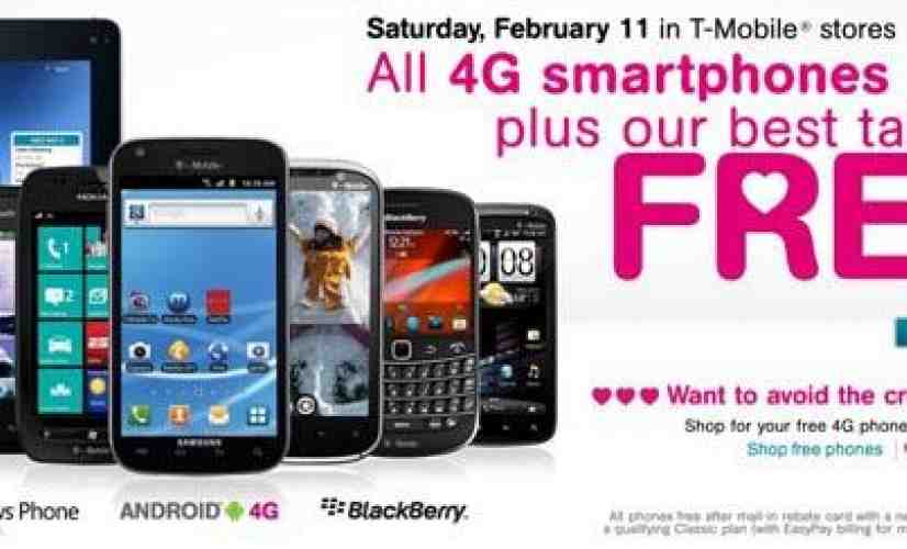 T-Mobile Valentine's Day Sale extended through tomorrow