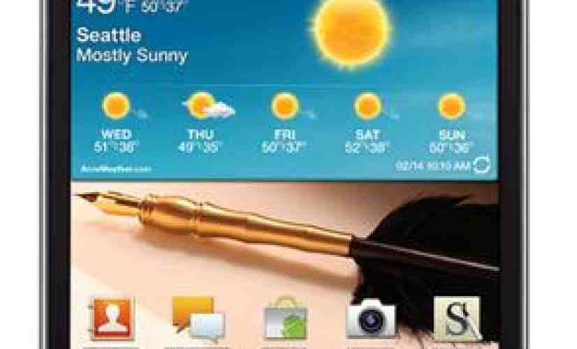 Samsung Galaxy Note to AT&T