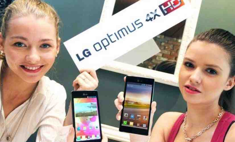 New LG Optimus handsets caught in action ahead of MWC, 4X HD and Vu included