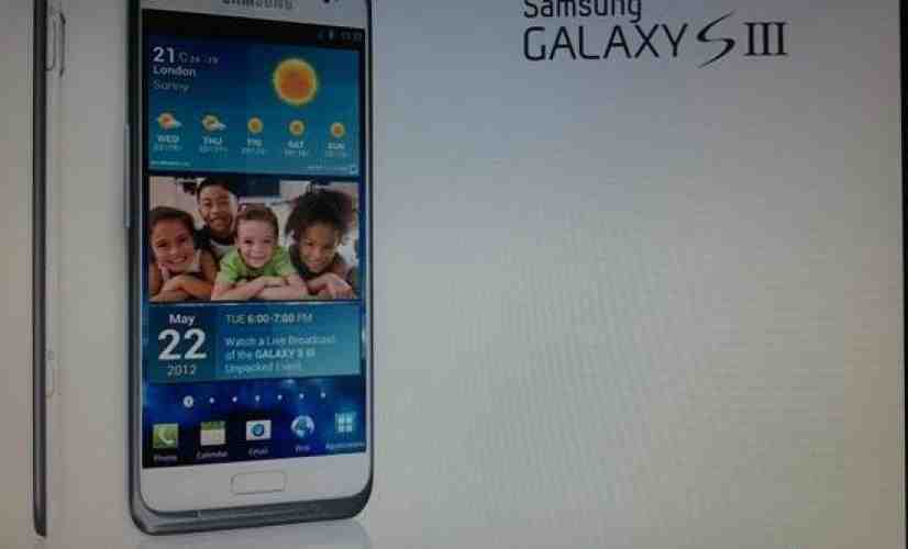 Purported Samsung Galaxy S III render makes its way online