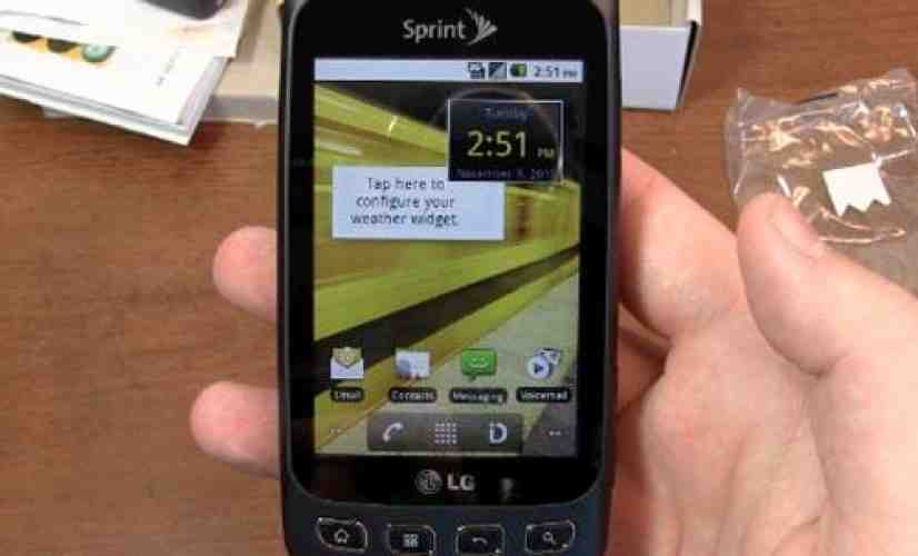 LG Optimus S Gingerbread update to begin pushing out on April 4th