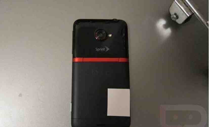 HTC EVO One for Sprint shown off in leaked photos, red kickstand in tow