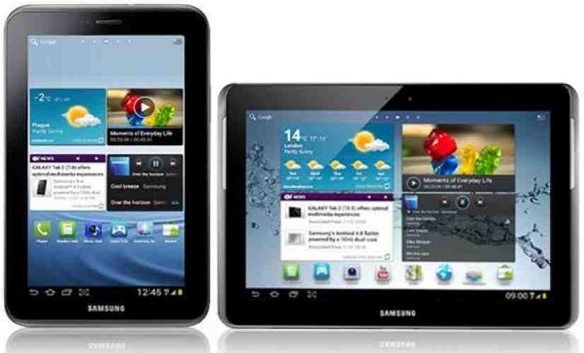 Samsung announces Galaxy Tab 2 7.0 and 10.1 availability, intros Galaxy Player 3.6 and 4.2