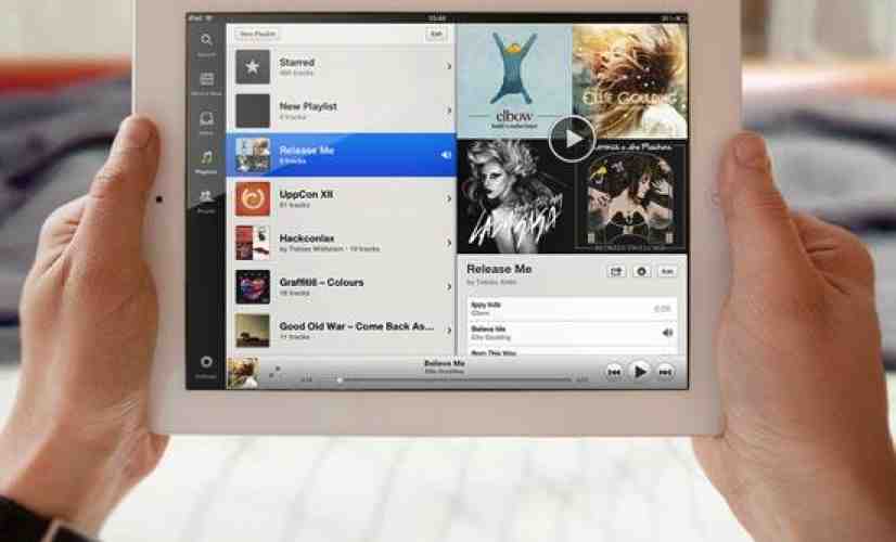 Spotify for iPad now available for download