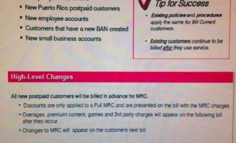 T-Mobile to begin billing new customers in advance on May 20th, leak shows