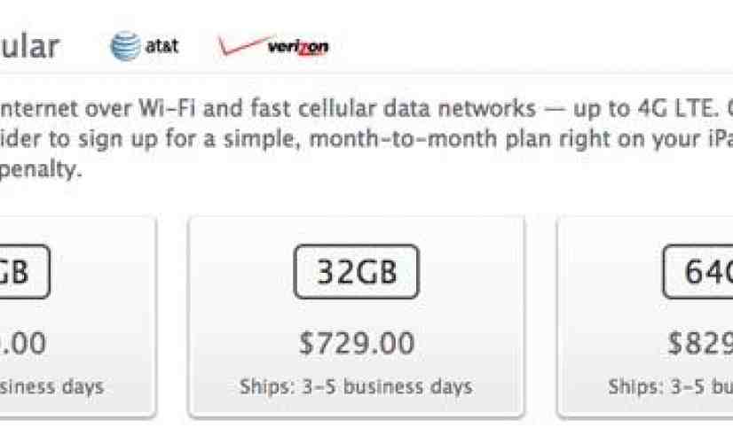 Apple relabels 4G LTE iPad as 