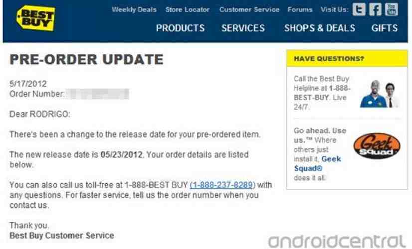 Best Buy email pegs HTC EVO 4G LTE with May 23rd release date