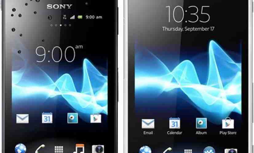 Sony intros Xperia go and Xperia acro S, dust and water resistance in tow