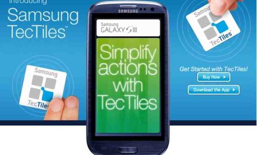 Samsung introduces TecTile NFC tags along with Android programming app