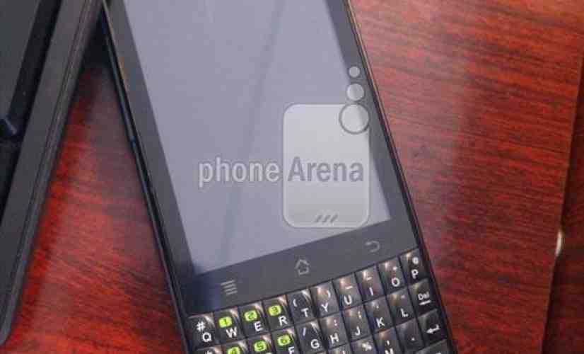 Huawei M660 appears in leaked photos with portrait physical keyboard, looks to be Cricket-bound