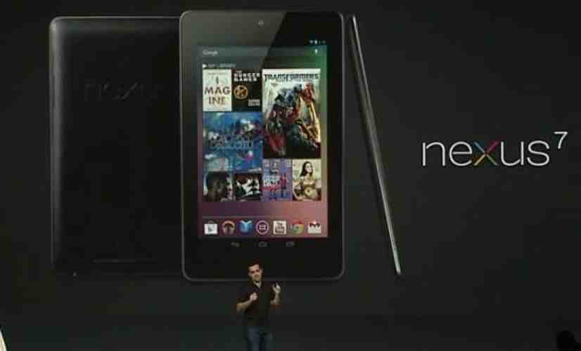 Nexus 7 makes its debut, features a 1280x800 display and Tegra 3 processor