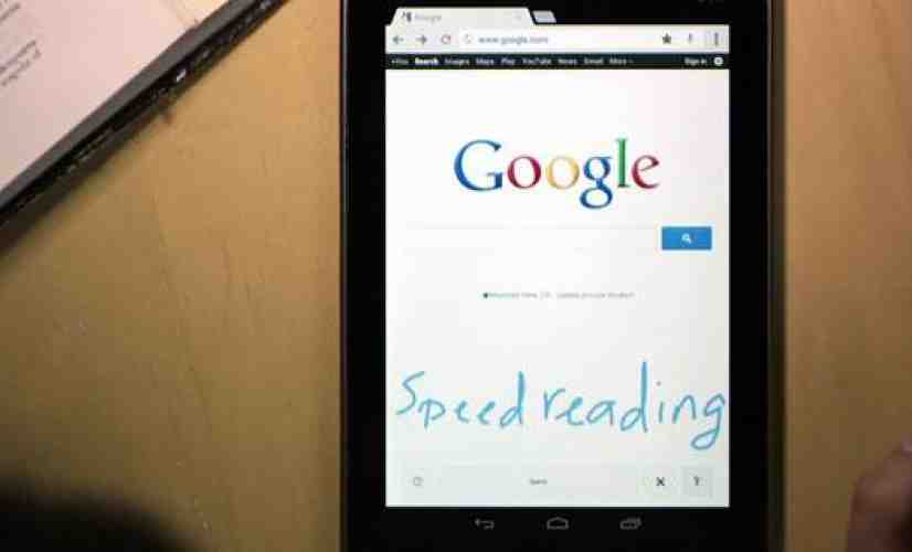 Google Handwrite official, lets users conduct searches by writing them out