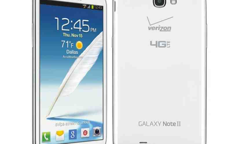Verizon's Samsung Galaxy Note II receiving update that includes Android 4.1.2, several improvements