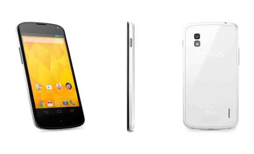 Latest white Nexus 4 leak shows the device off in press image form