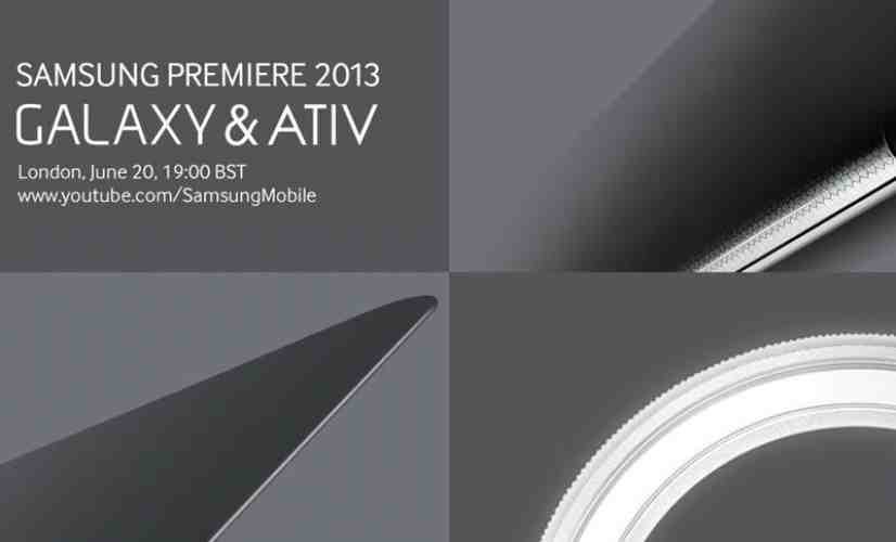 Samsung hosting Premiere 2013 event on June 20, Galaxy and ATIV brands to be the focus