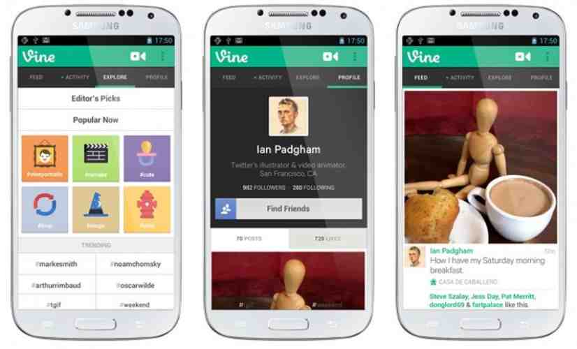 Vine for Android updated with sharing to Facebook and other improvements