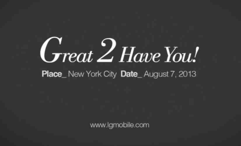 LG posts teaser for August 7 event, hints that Optimus G2 will be guest of honor