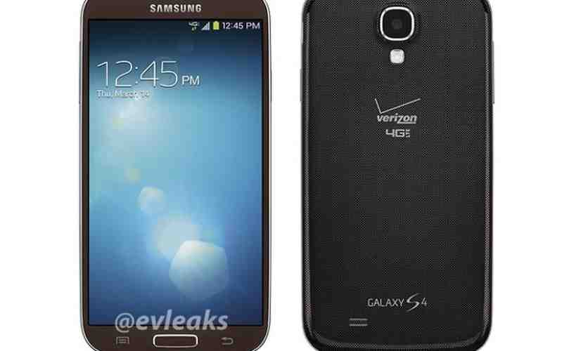 Brown Autumn Samsung Galaxy S 4 with Verizon branding revealed in new leak