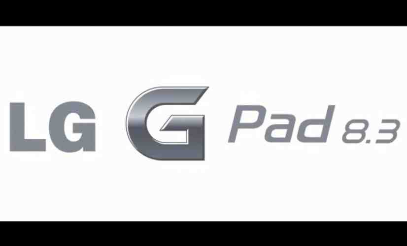 LG G Pad 8.3 tablet teased in new video