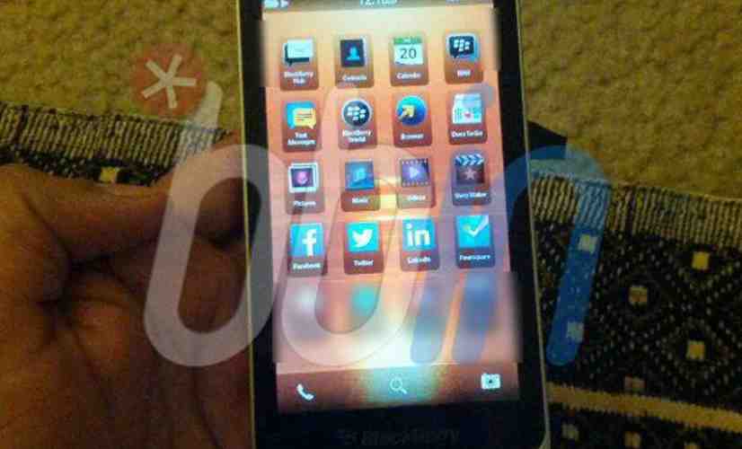 BlackBerry 'C-Series' device appears in leaked photos with Verizon branding [UPDATED]