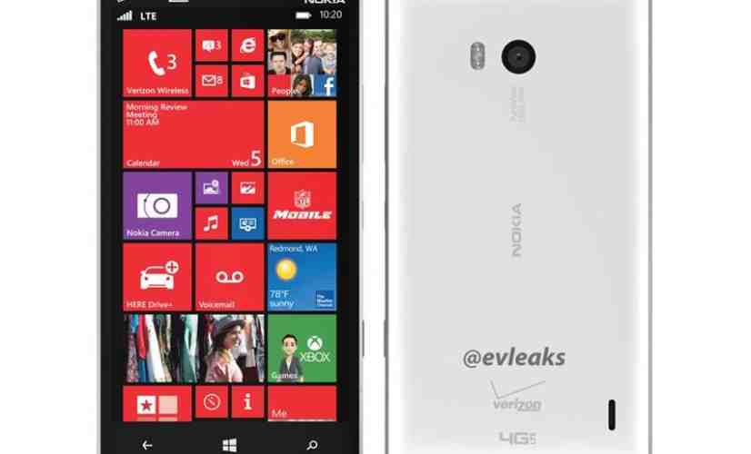 Verizon's Nokia Lumia 929 appears again in leaked press renders, this time wearing white
