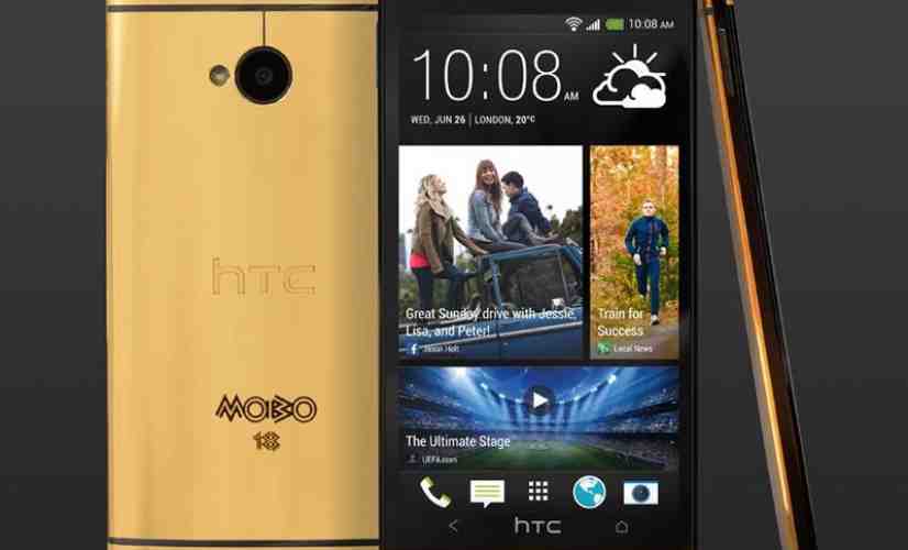 Gold HTC One debuts with real 18ct gold plating, valued at $4,400