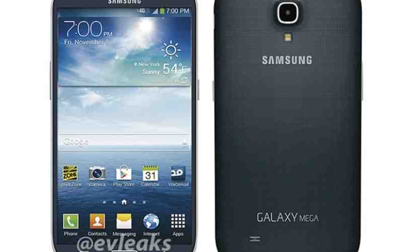 Sprint's Samsung Galaxy Mega leaks out again, this time in black