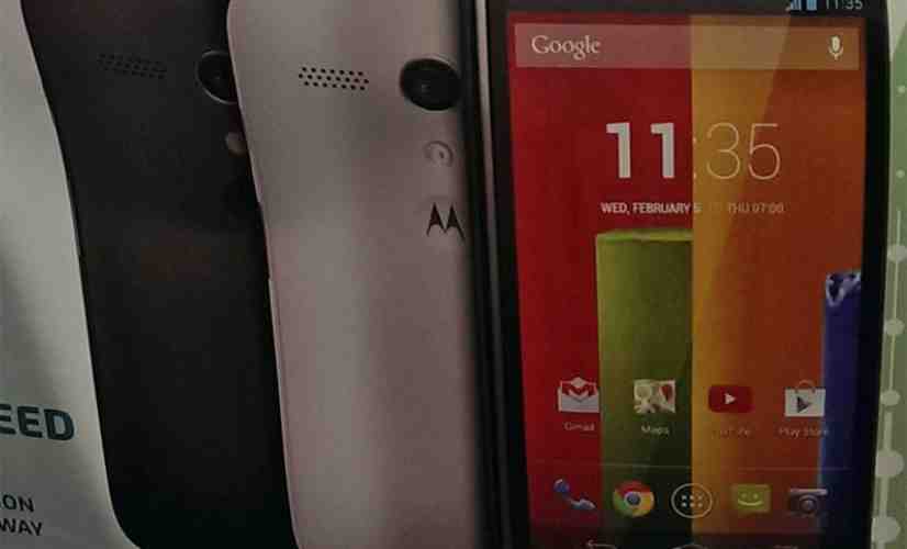 Moto G image and spec details purportedly leak out